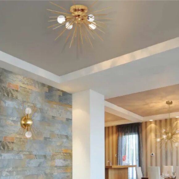 Dainolite Vega Flushmount Light Fixture- 2 available - Picture 2 of 2